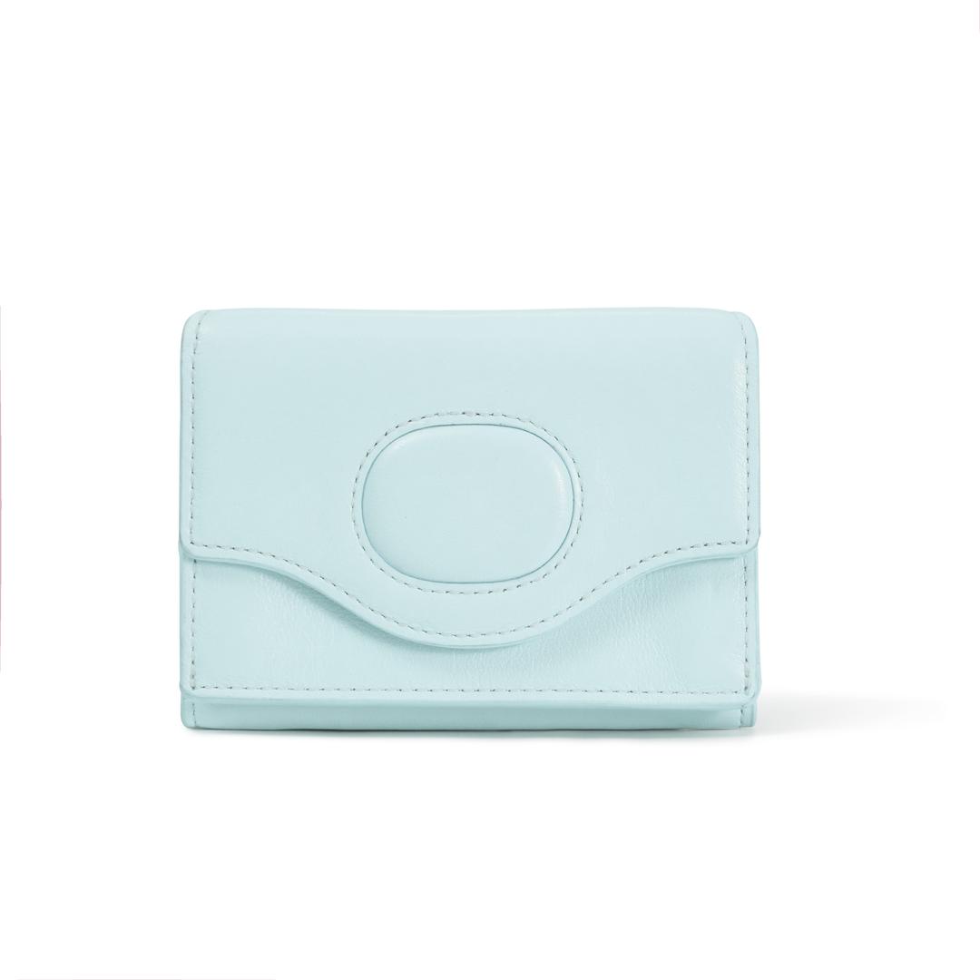 EGGSHELL MEDIUM  WALLET_PASTEL BLUE