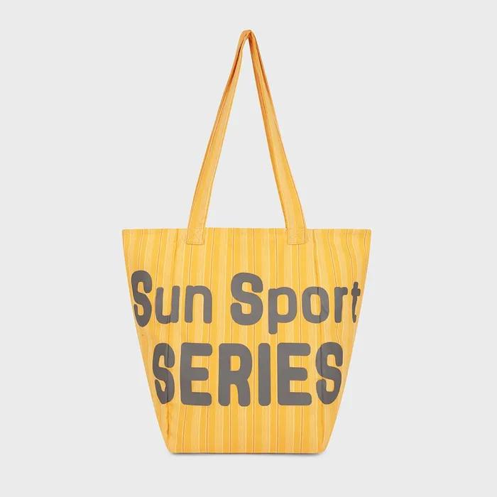 SSS Cotton Tote Yellow Stripe