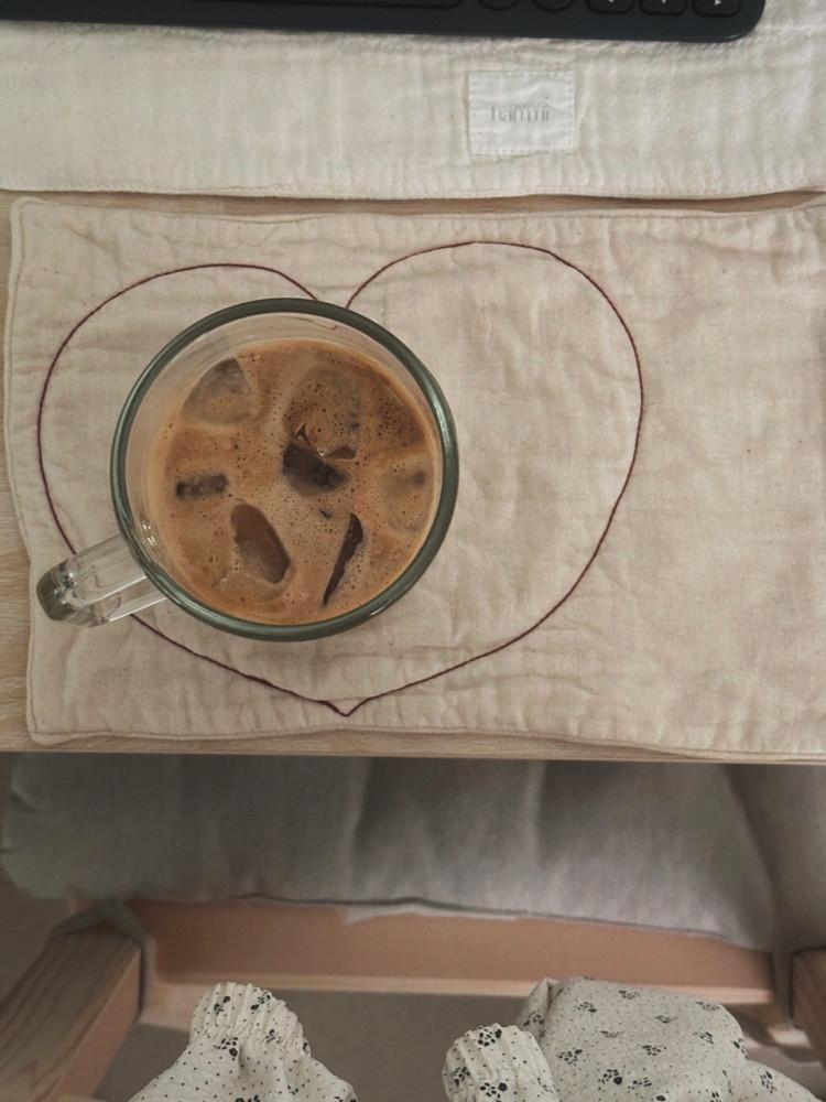 hammi 소창 하트 매트 (6겹)