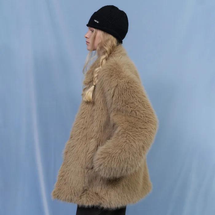 [4th] Fluffin fur jacket - beige