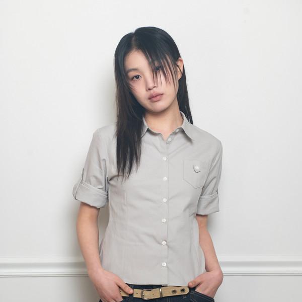 [2차] ROLL UP OXFORD SHIRT (SOFT GREY)