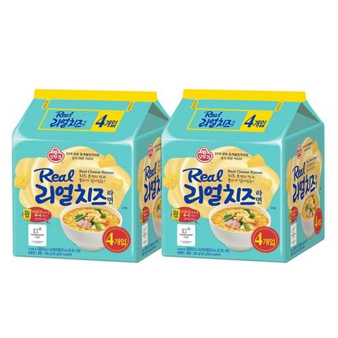 오뚜기 리얼치즈라면, 8개 - 봉지라면 | 쿠팡