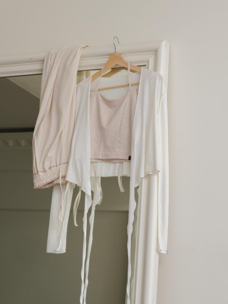 Akala wrap cardigan - ivory