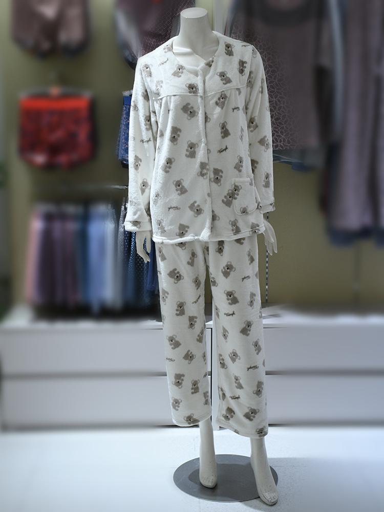 트라이엄프 (TCWPJ911 IV)23FW 여성 극세사 코알라 수면잠옷