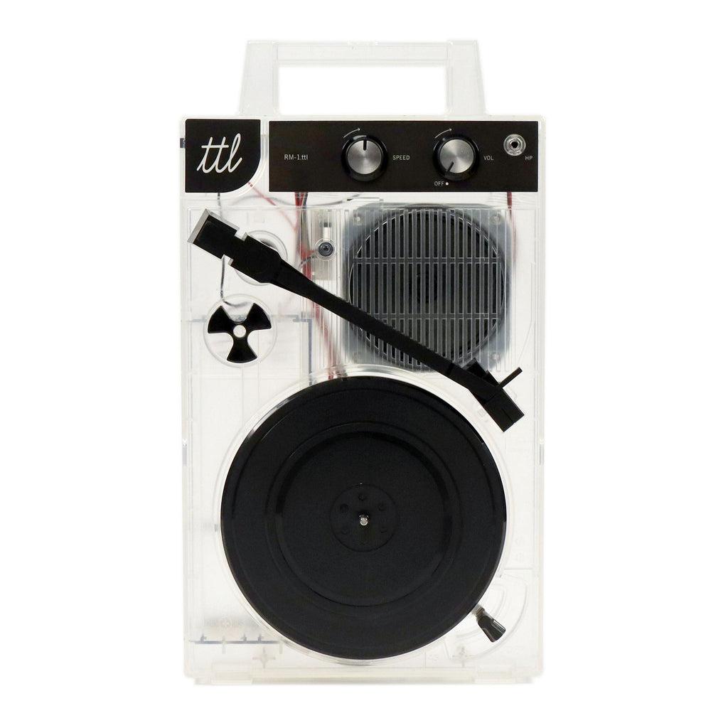 Stokyo: RM-1.ttl Record Mate Portable Turntable - Clear / Turntable Lab Edition (RM-1C / GP-N3R)