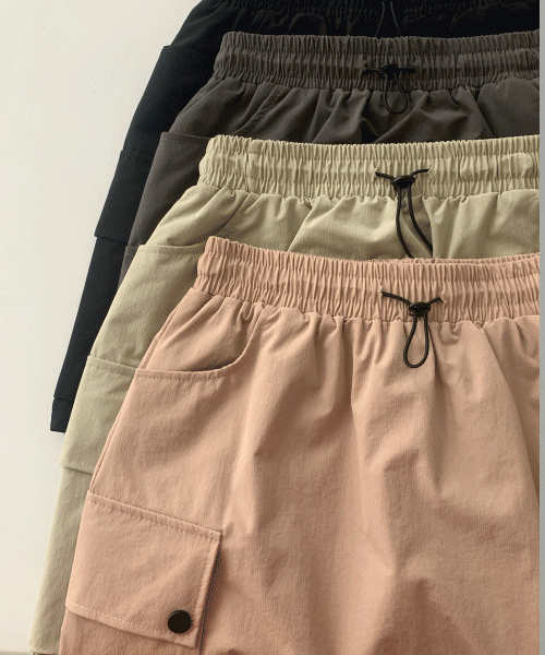 [기획특가] 카고 스트링 밴딩 미니 스커트