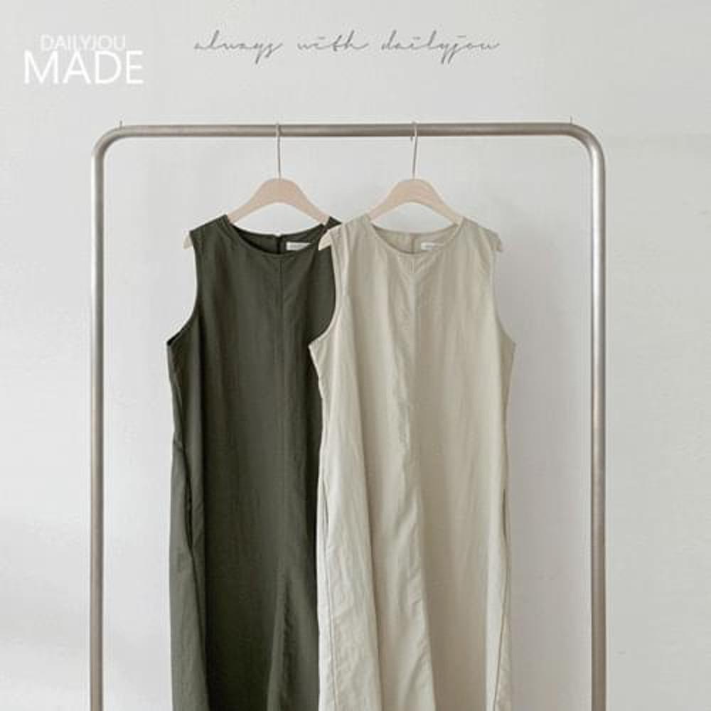 [데일리쥬] #4천장돌파 카프카 심플 민소매 원피스 - 5 color