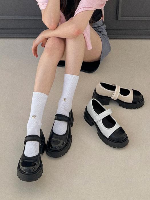 Radel 콤비 메리제인 플랫폼 로퍼(6cm) _ AOF303 l 3colors