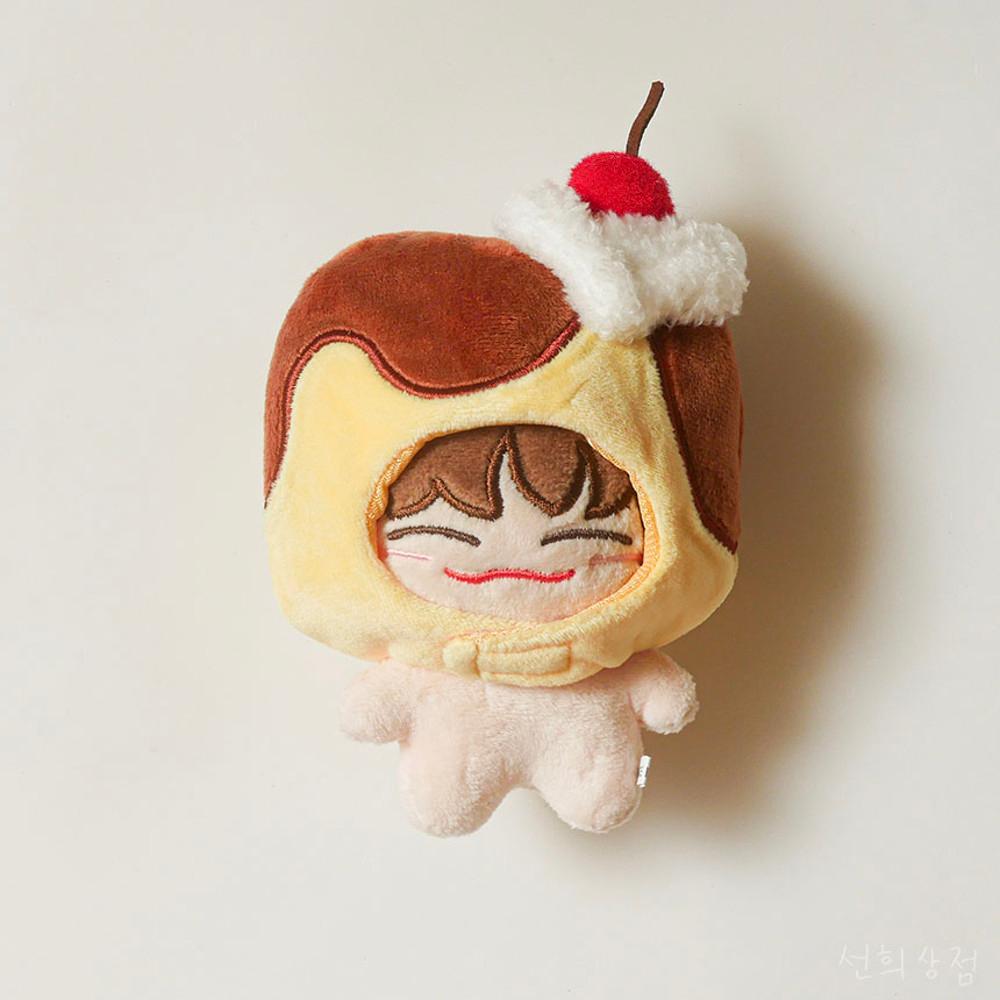 [재입고예정]10cm 인형 옷 체리 푸딩모자 후드 귀여운 무속성 아이돌 소품 솜깅이 악세사리
