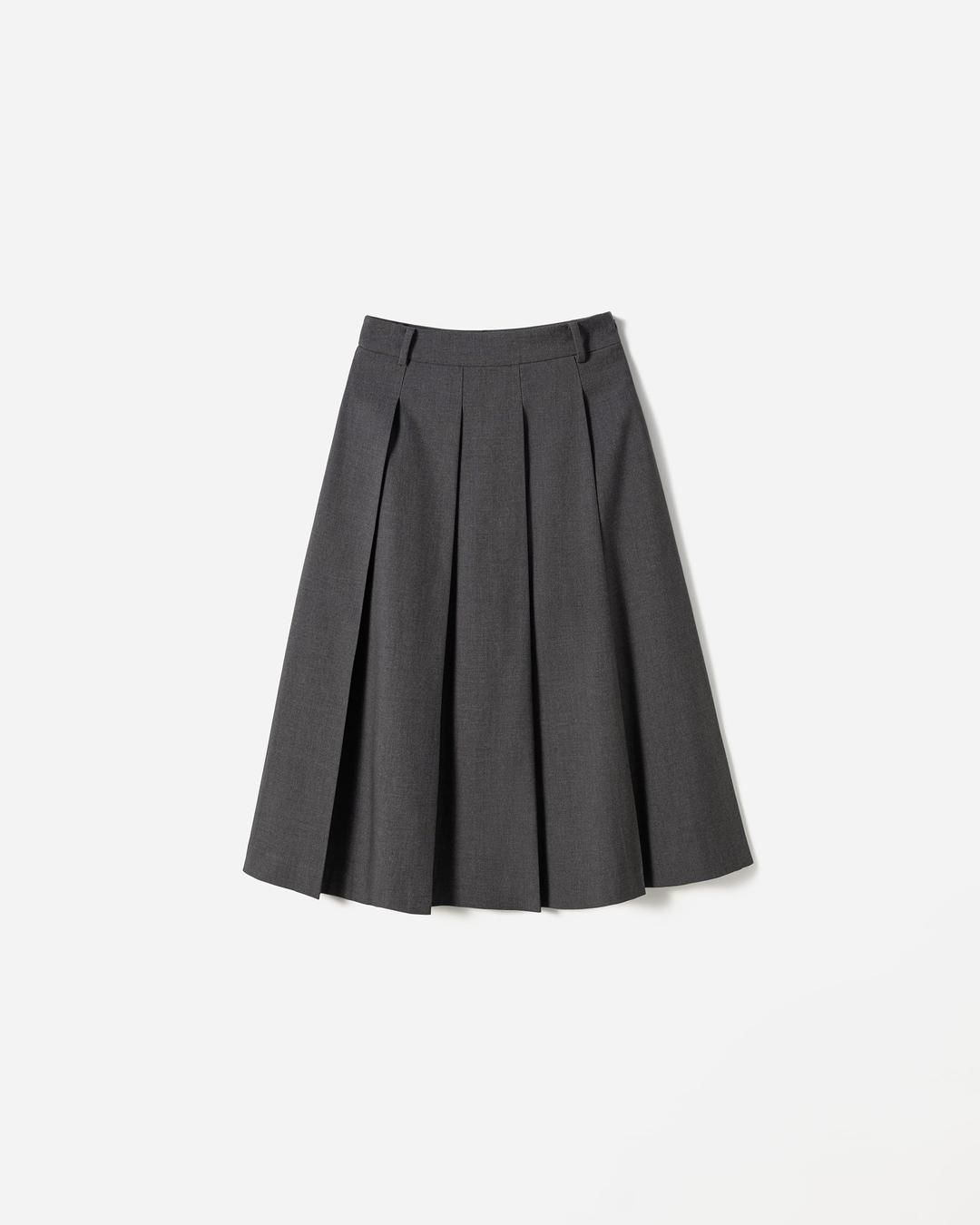 Saint Wool Pleats Skirt