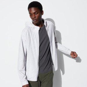 유니클로 남성 울트라 스트레치 드라이 EX 긴팔 메쉬 후드 집업 그레이 467763 - 인터파크 쇼핑