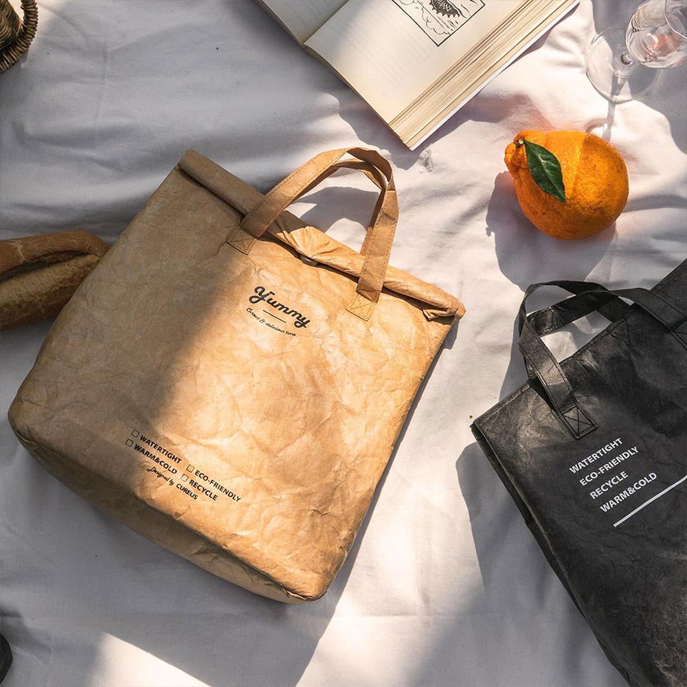 CUREUS 야미 보온보냉 직장인 도시락가방 이유식 친환경 YUMMY 방수 보냉백