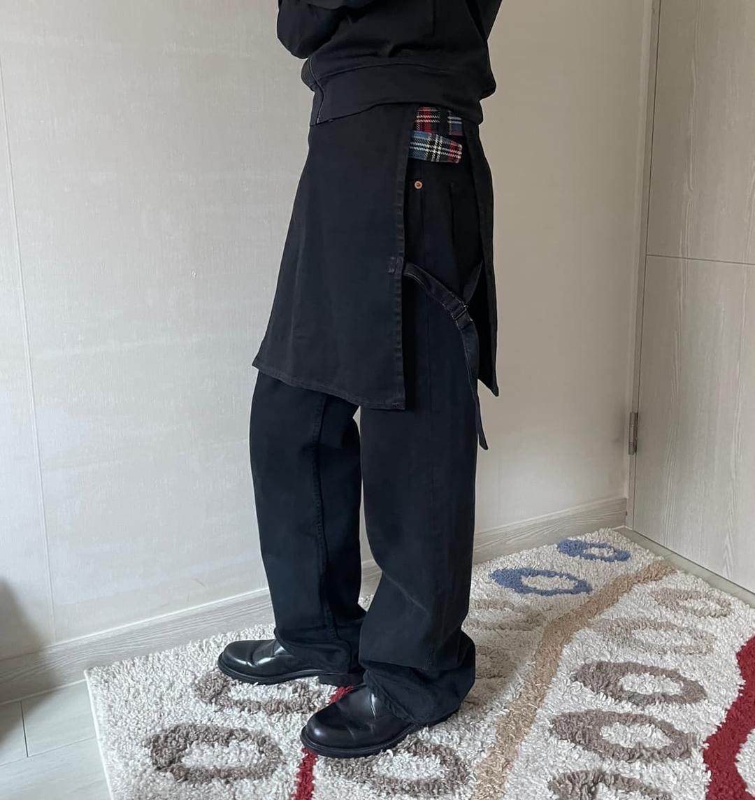 라드뮤지션 데님 랩스커트 | 후루츠패밀리