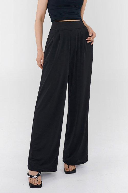 쿨 와이드 밴딩 슬랙스 팬츠