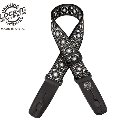 락잇 레트로 시리즈 Sojourner 스트랩락 내장 기타스트랩 LOCK-IT - Retro Vintage Guitar Strap - Sojourner (LIS-066-SO)