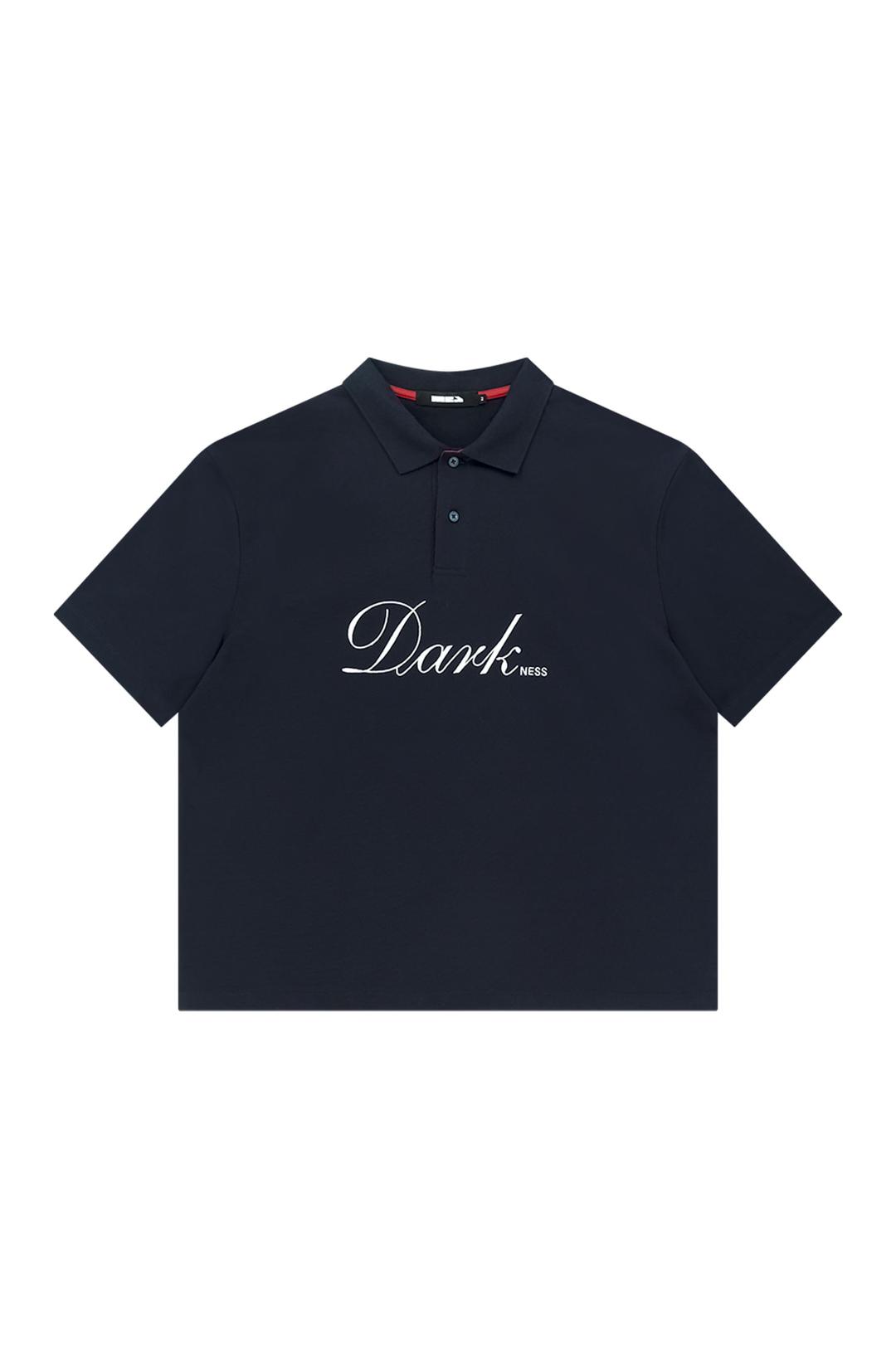 DARKNESS S/SLEEVES POLO [NAVY]