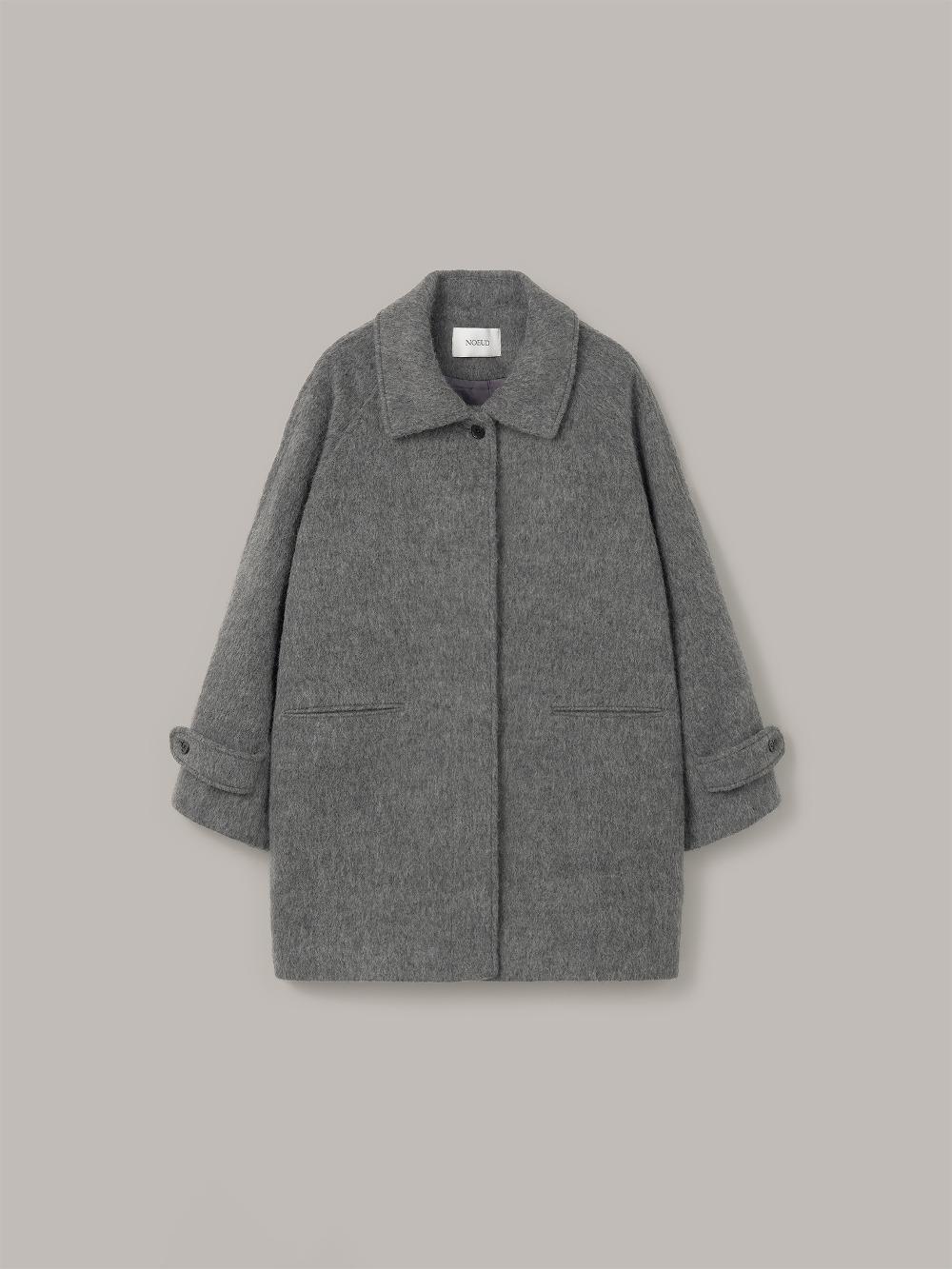[예약배송 6차 ]Alpaca half coat