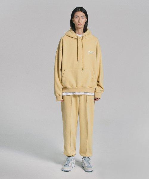 [SET UP] GAC LOGO JOGGER SET  yellow (기모)