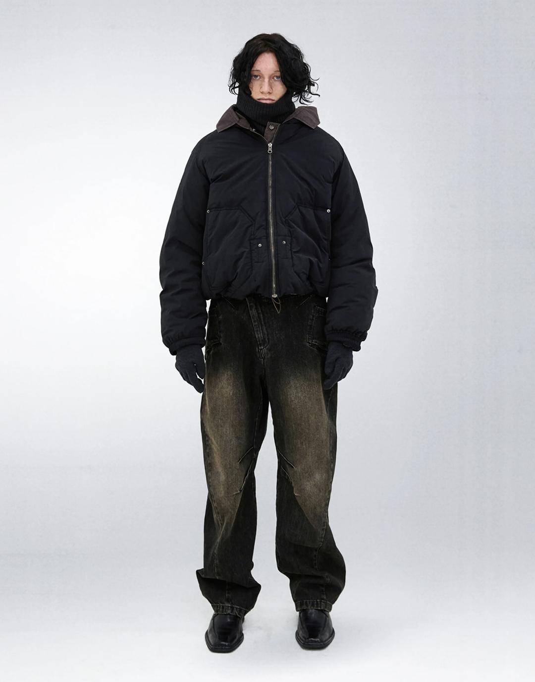 Reversible Down Bomber (Brown)