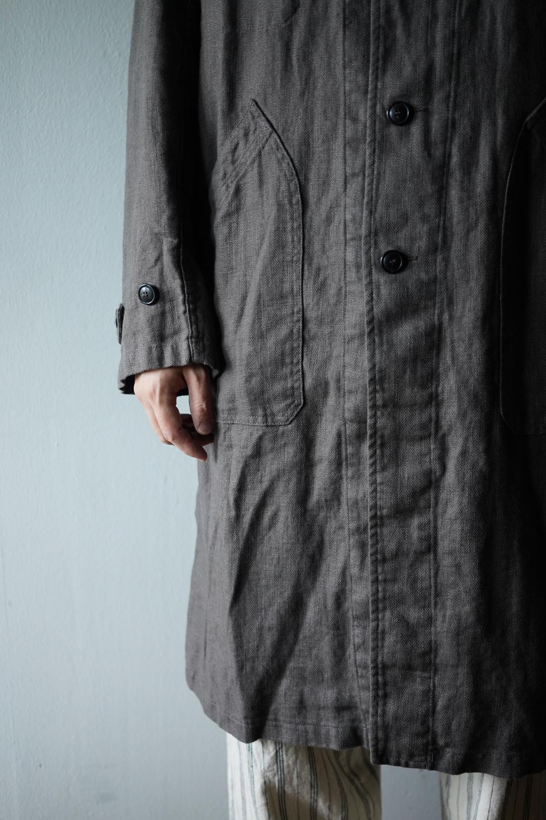 POET HERRINGBONE COAT (KHAKI)