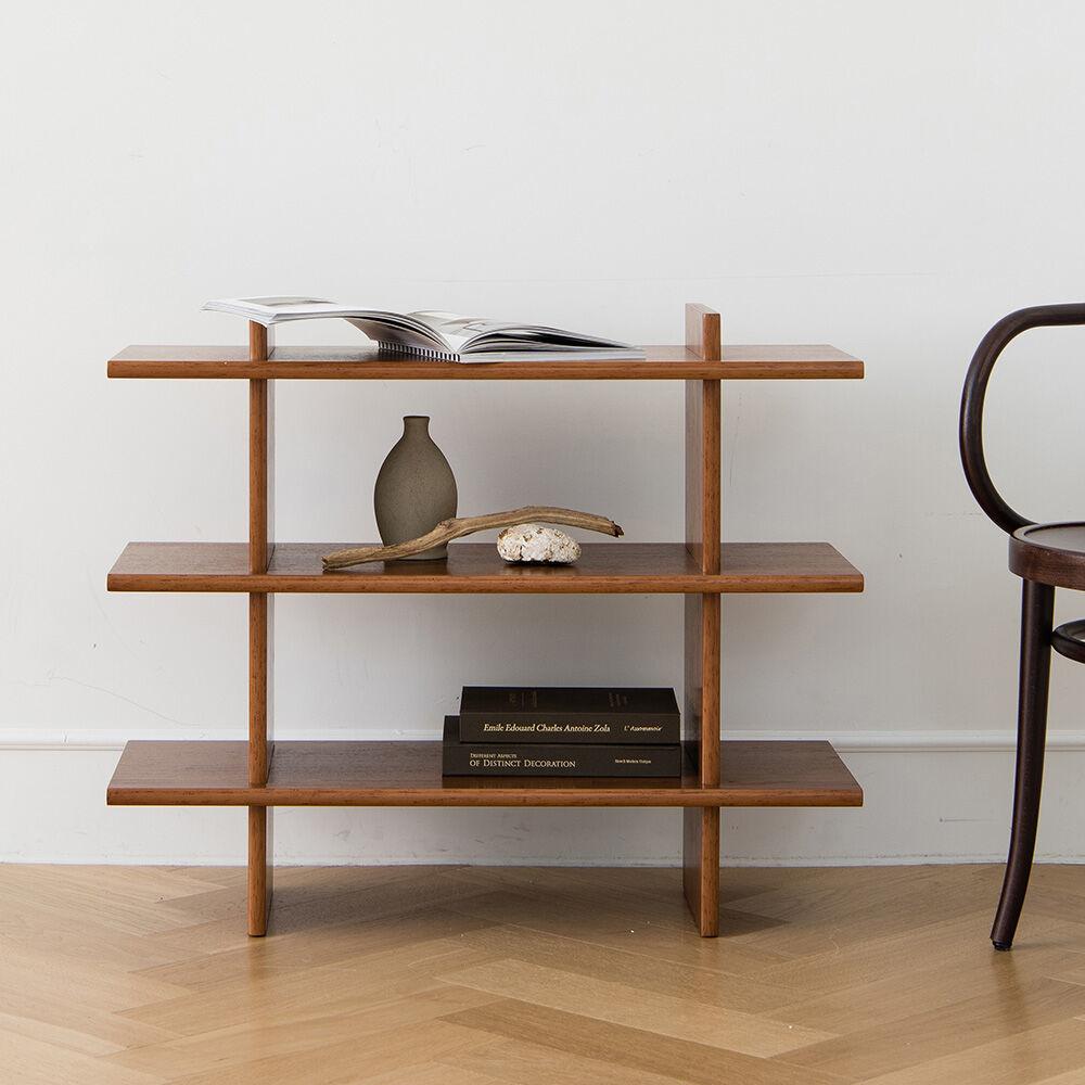 오투가구 피카 북 쉘프 미니 수납 3단 책 선반