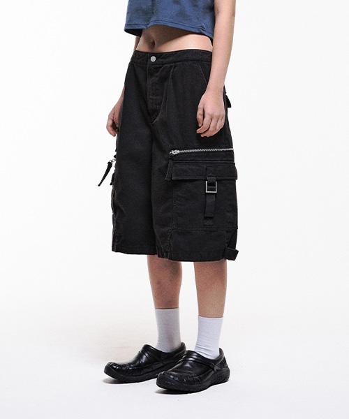 TCM technical half pants (black)