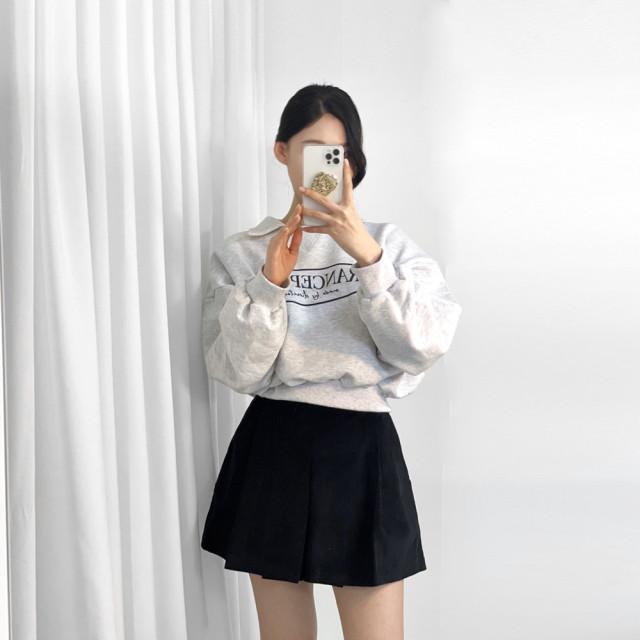 카라 맨투맨 티셔츠