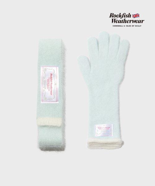 FUZZY MUFFLER & LONG GLOVES SET
