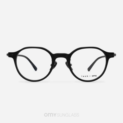 래쉬 시더 블랙에디션 깔끔한 무광 검정뿔테 안경 가벼운 남자 여자 안경테