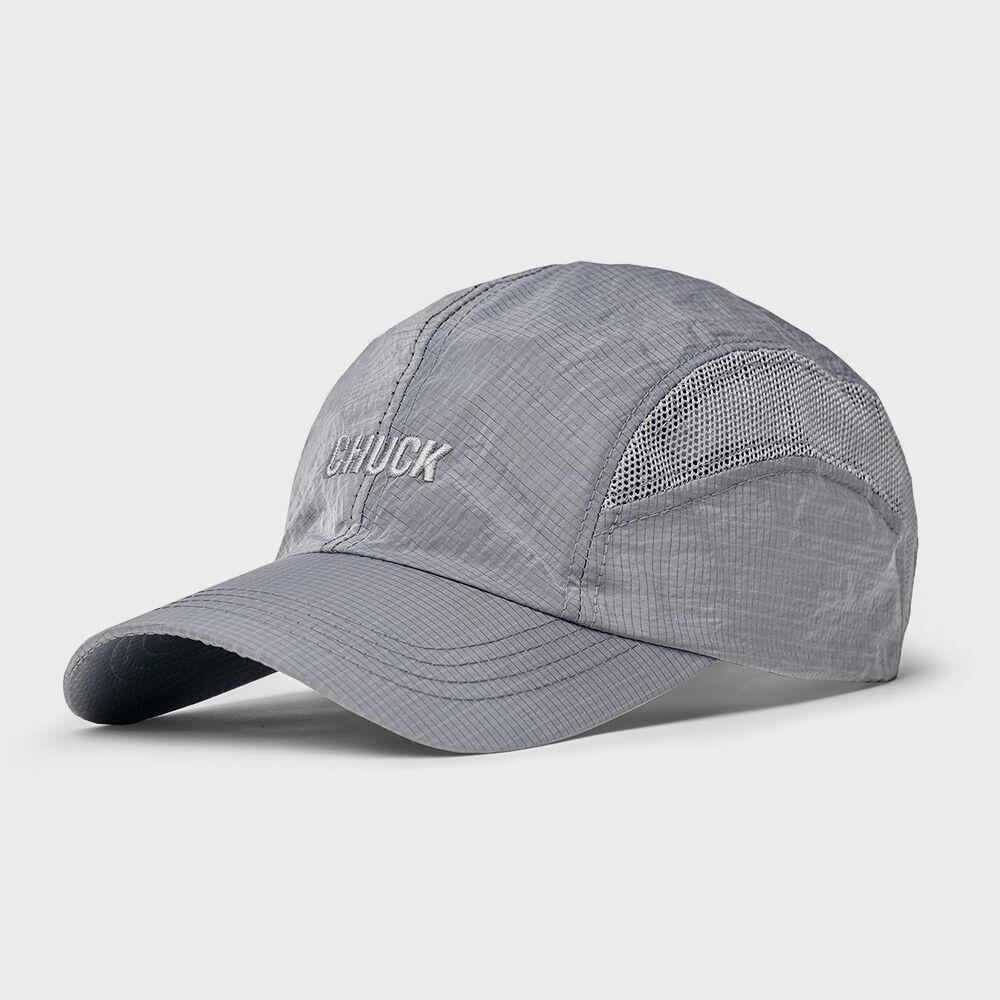 Chuck Nylon Mesh Campcap, Gray
