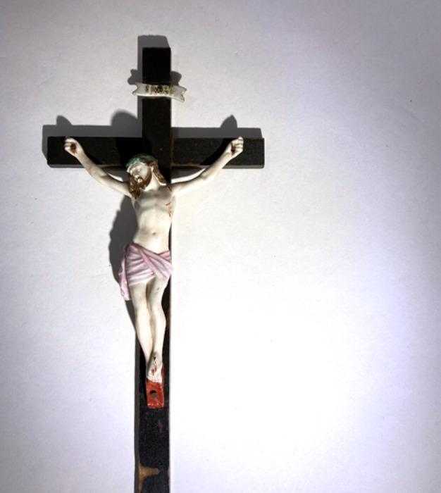 [italy]60s Jesus 예수님 statue wall objet.