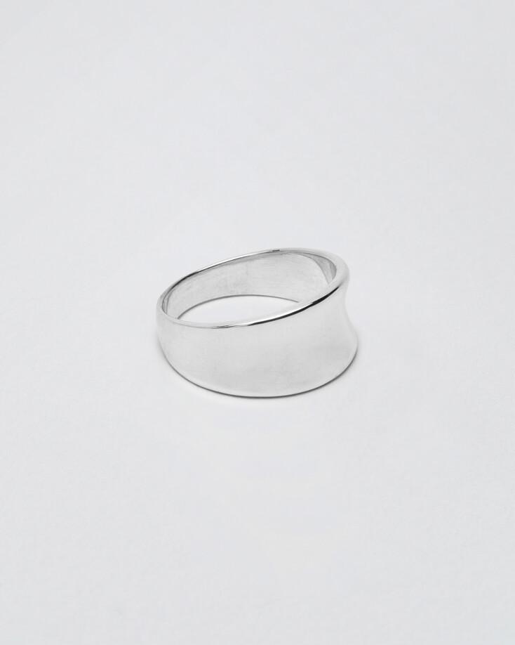 Short Curved Ring (silver925)