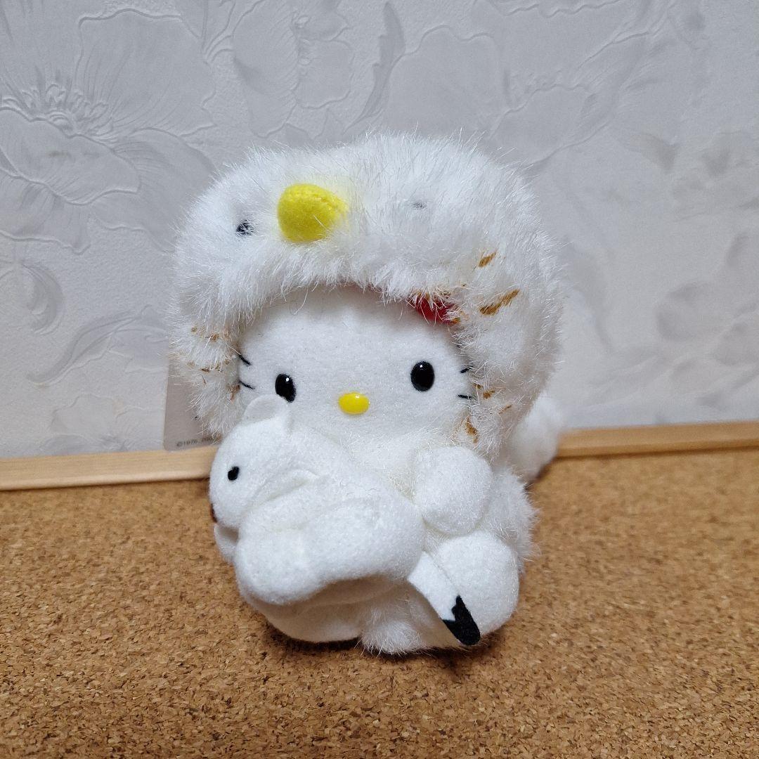 ハローキティ　雷鳥キティ　ぬいぐるみマスコット