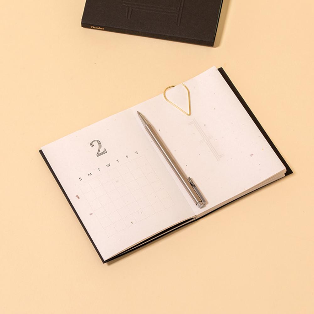 지플래너 g.planner 친환경 먼슬리 플래너 고급재생지 화학적가공없는 제로웨이스트