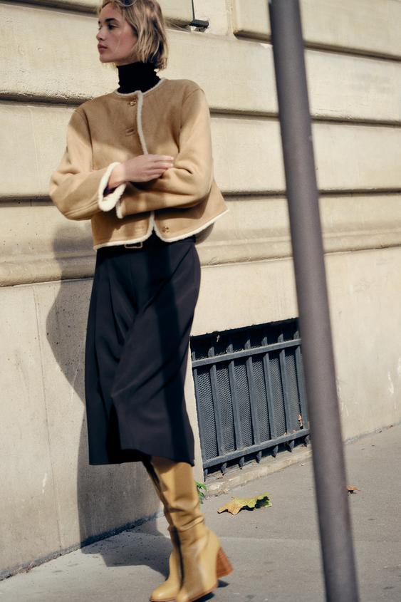 골든 버튼 더블 사이드 재킷