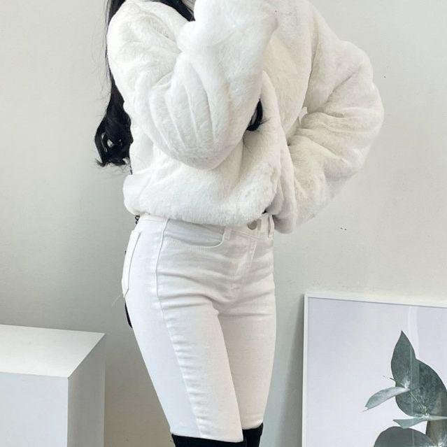 [포근/연말룩] 밍크 크롭 자켓