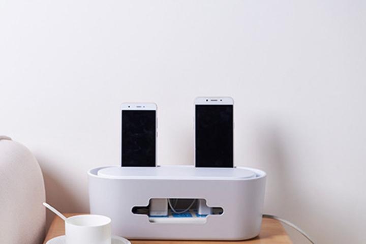 멀티탭 정리함 거치대 가리개 커버 전선 충전 케이블 선 정리 박스 선정리함 수납 케이스