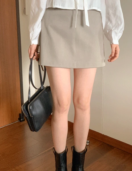 베든 미니 스커트(벨트set)(2color)