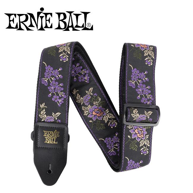 Ernie Ball - Classic Jacquard Strap / 어니볼 기타 & 베이스 스트랩 Lavender Blossom (P05364), *, *, *