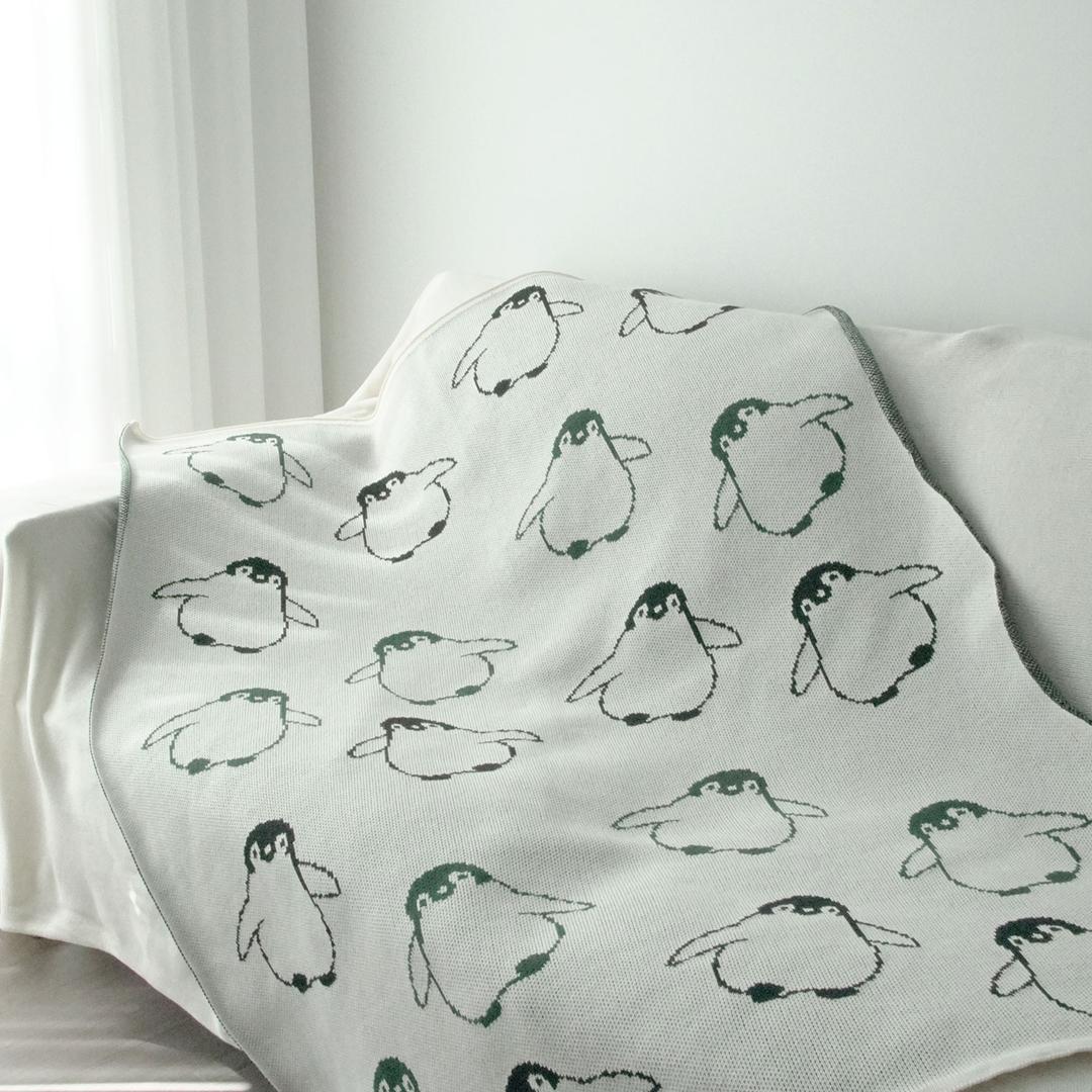 베르데VERDE 펭귄 니트 블랭킷 3size