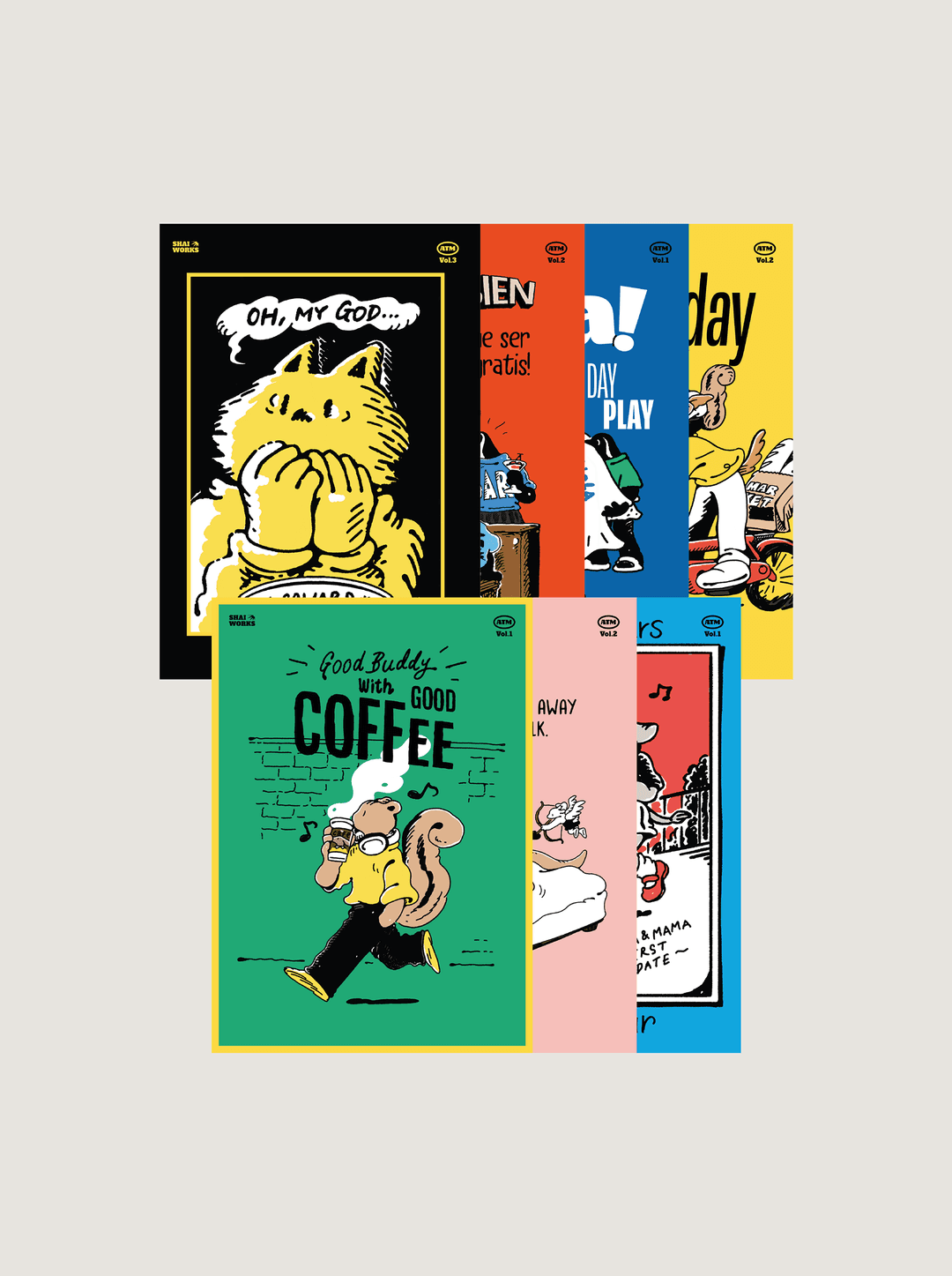 A.T.M Drawing A5 Poster (7type)