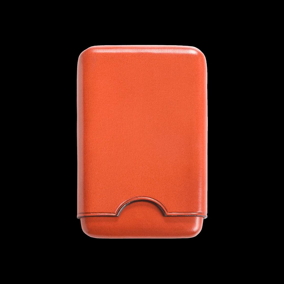 Box card holder - orange