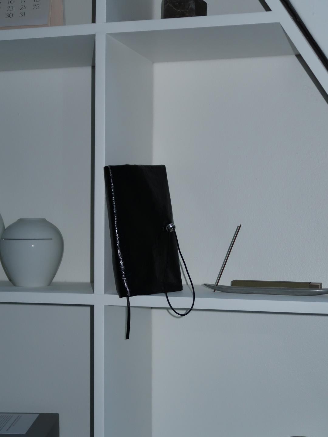 Glossy Book Cover - Jet Black (Handmade)