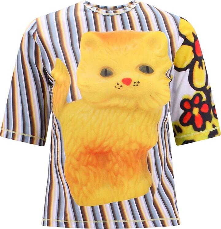 Chopova Lowena Jersey T-shirt with Toy Kitten print - ShopStyle