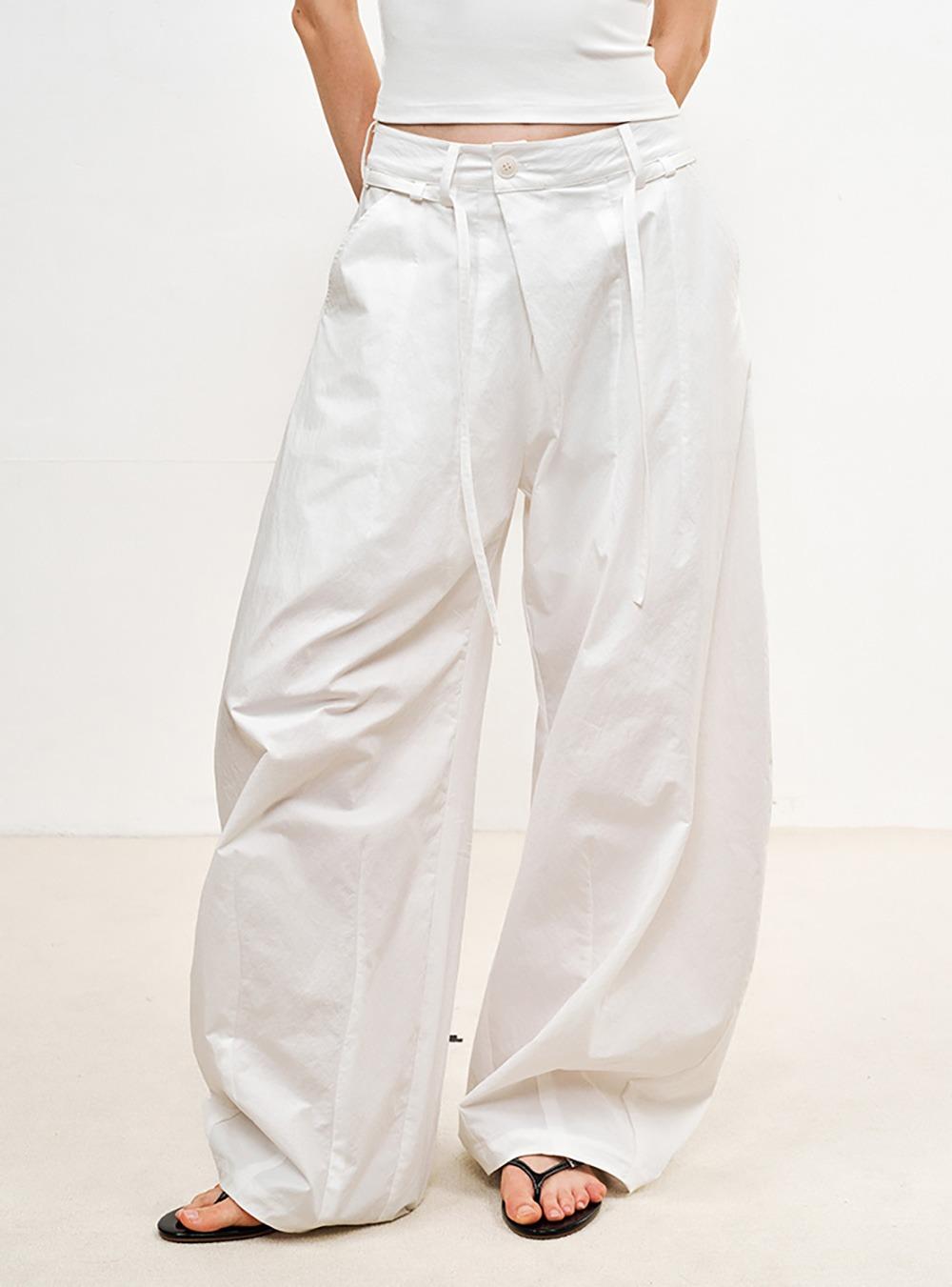 Lightweight Curved Wide Pants