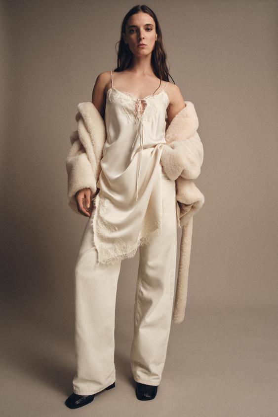 ZW 컬렉션 레이스 캐미솔 원피스