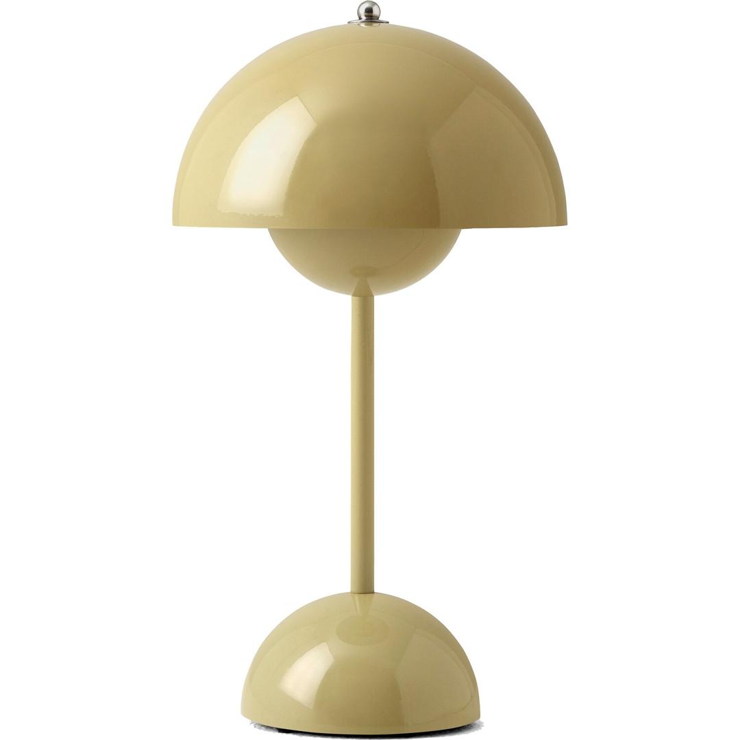 Flowerpot VP9 Table Lamp Portable, Pale Sand