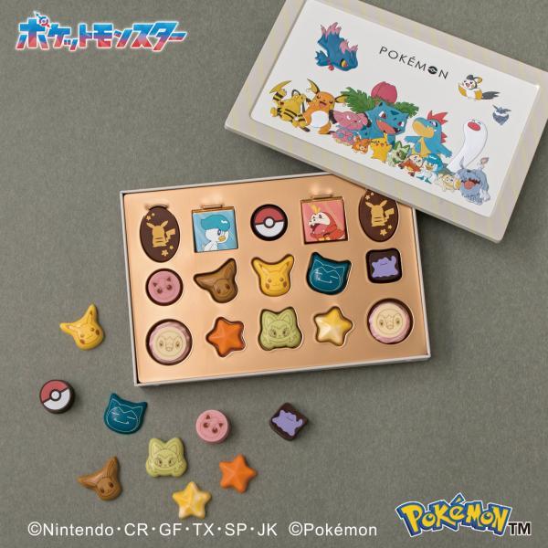 【1/5〜予約販売開始】バレンタイン チョコ 2024 松風屋 ギフト ピカチュウ ニャオハ ポケットモンスター チョコセットＬ（ポケモン）<472428>PV-3