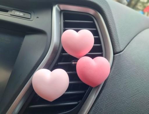1+1+1심플 하트 차량용 석고방향제💕
