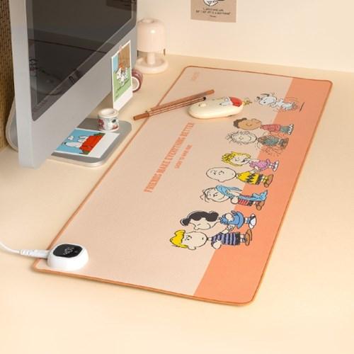[무료배송] 스누피 온열장패드 논슬립 80cm 사무실 마우스